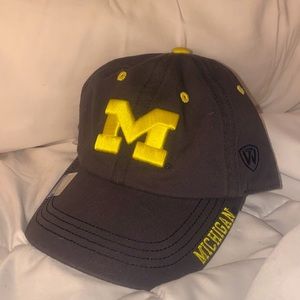 Michigan University youth baseball cap, made by Top of the World Collegiate.